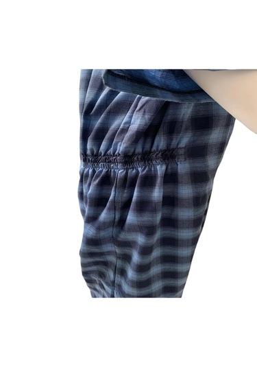 Ozclife Kısa Kol Yeni Model Hasta Bakım Kıyafeti Hasta Tulumu Mavi