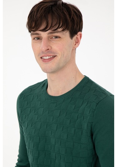 U.s. Polo Assn. Erkek Koyu Yeşil Kazak /triko 50288882-vr079 Koyu Yeşil