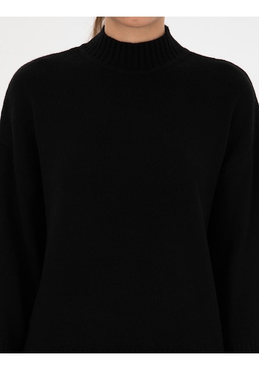 Pierre Cardin Kadın Siyah Kazak /triko 50310958-vr046 Siyah