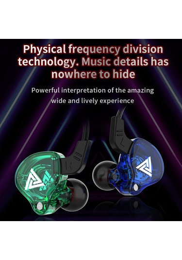 Mufunye Girişli Kablolu Mikrofonlu Spor Kulaklığı, Ağır Bass