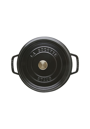 STAUB La Cocotte Derin Döküm Tencere 24 Cm Siyah