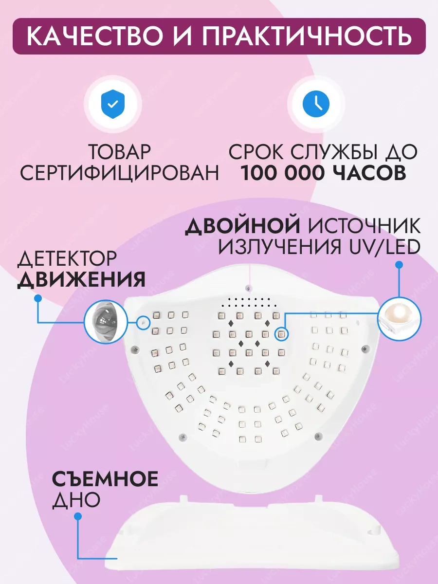 Luckyhouse Ultraviyole Manikür Ve Pedikür Lambası 221811053