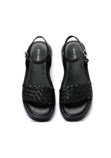 Nine West Valle 4fx Siyah Kadın Kalın Taban Sandalet 000000000101484896 Siyah