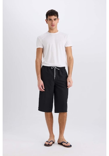 DeFacto Long Fit Uzun Deniz Şortu B7298AX25HSBK27