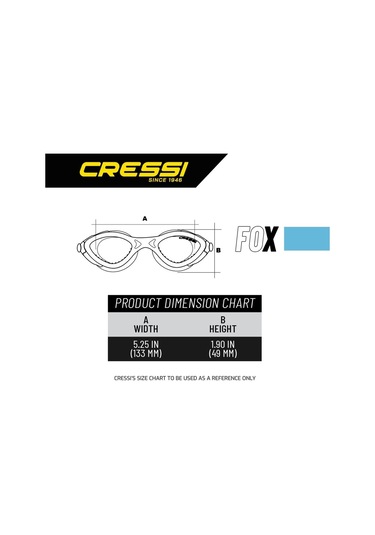 Parumarin Cressi Fox Clear / A. Marine Yüzücü Gözlüğü