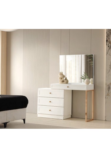 Aylan  Mdf Membran 6 Kapaklı Gardırop ve Yatak Odası Takımı - Baza Hariç