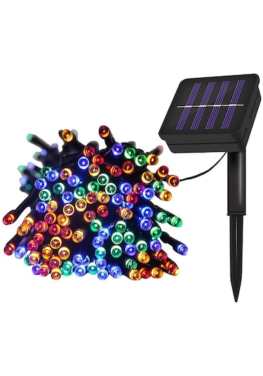 12m 100 Led Rgb Solar Mz3-004 -