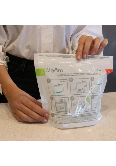 Bblüv Steäm Mikrodalga Sterilizasyon Poşeti