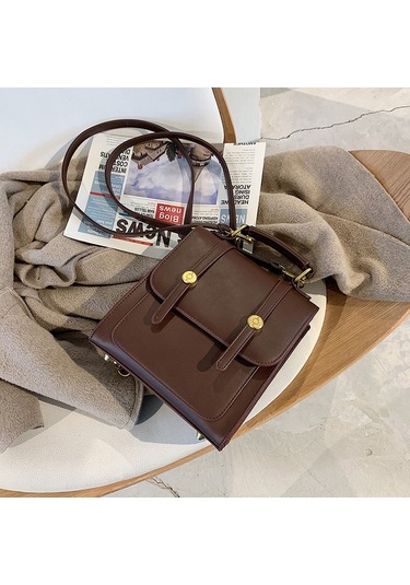Retro Kadın Üç Taşımalı Sırt Çantası-kahverengi001 Kahve - Taba