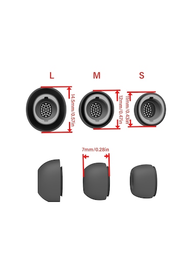 Buds 3pro İçin Ses Kalitesini Artıran Kulak Tıkacı, Konforlu Kulaklıklar