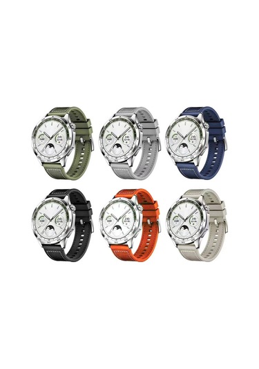 Gear S3 Uyumlu Mxsp- Krd-102 22mm Silikon Kordon-yeşil