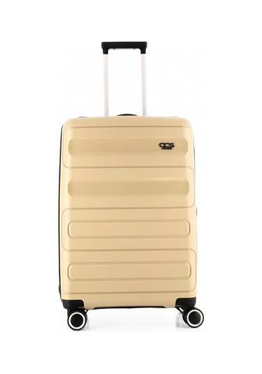 Bej Ççs 5225 Polipropilen Kabin Boy Valiz Bej