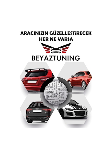 Honda Civic Fd6 Bagaj Üstü Spoiler Yapışık Abs Plastik 2007-2011