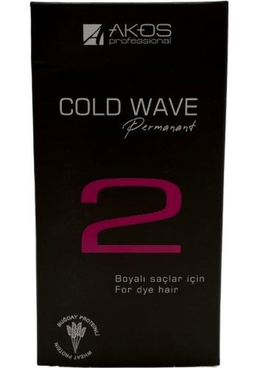 Akos Cold Wave Permanant Boyalı Saçlar İçin 100 + 100 Ml Nu: 2