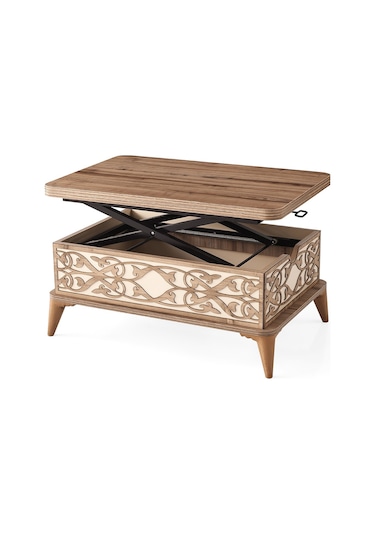 Akıllı Sehpa Sihirli Sehpa Orta Sehpa Açılabilir Sehpa 60x90