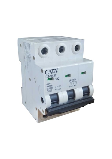 4 Adet Cata Ct-9632 3x32a C Tipi Otomatik Sigorta