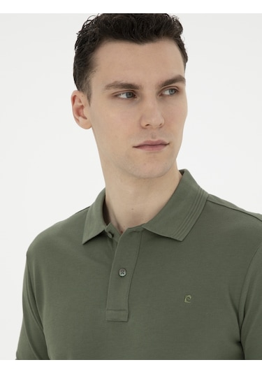 Pierre Cardin Erkek Haki Tişört Basic 50280754-vr027 Haki
