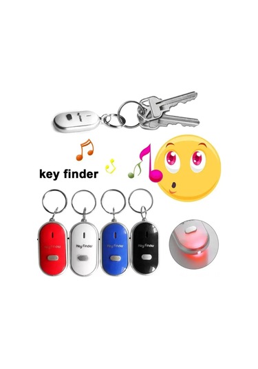 Honmex Sustu Tespitli Anahtar Bulucu, Sesli Alarm Ve Işık Fonksiyonu, Taşınabilir Abs防丢 Cihazı, Siyah Opp Paket