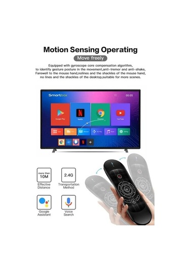 Trendooze Wechip Uzaktan R2 Mouse Kumanda Klavye Kablosuz Air Xd