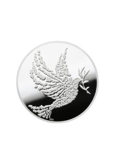 Agakulche Peace Dove 1 Ons Gümüş Sikke Coin