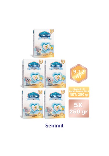 Senımıl 3 Bebek Devam Sütü 250 G 5 Adet