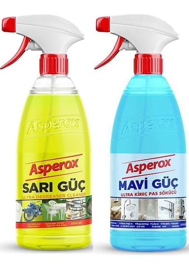 Asperox Sarı Güç +Mavi Güç Sprey 2 x 1 L