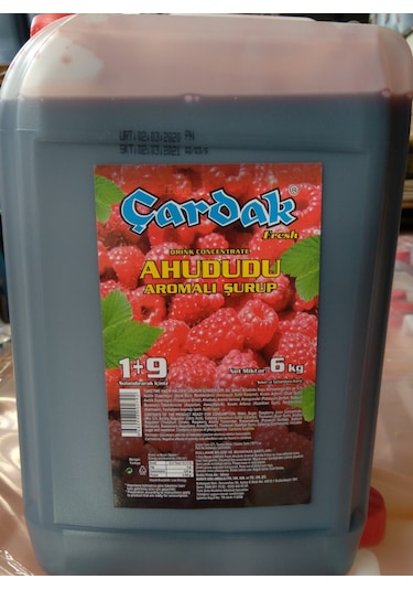 Beyaz Çardak Ahududu Konsantre Şurup 6 KG
