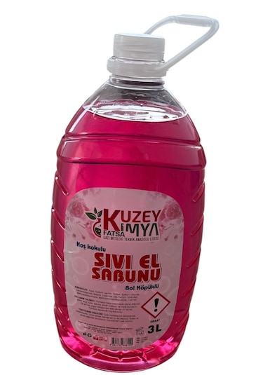 Hoş Kokulu Bol Köpüklü Sıvı El Sabunu 3 Litre