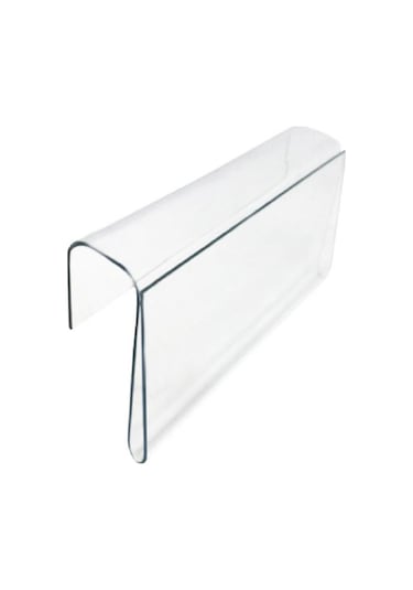 Kanallı Pleksi Etiketlik H:4 - Uzunluk: 8 Cm Pakette 100 Adet