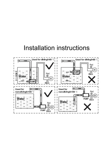 Dc12v Güneşçi Mikro Fırçasız Soğuk Su Dolaşım Çeşmesi Su Pompası, Boyut:qr30e