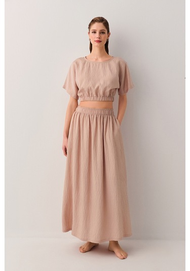 Suwen Harper Üst Sba25640010 Bej