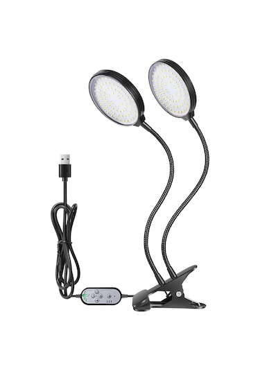 Usb Bitki Grow Işık 156 Leds Güneş Işığı Tam Spektrum Siyah