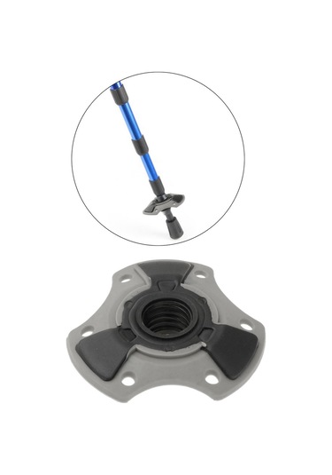 Homyl Trekking Direği Kar Sepeti 15mm Vidalı Gri Gri