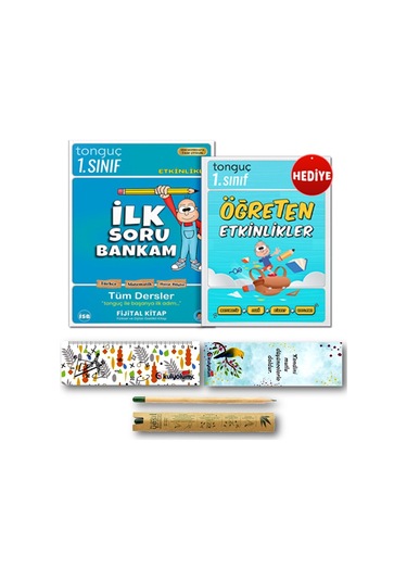 1. Sınıf Tüm Dersler Soru Bankası - Öğreten Etkinlikler Kitabı Hediye