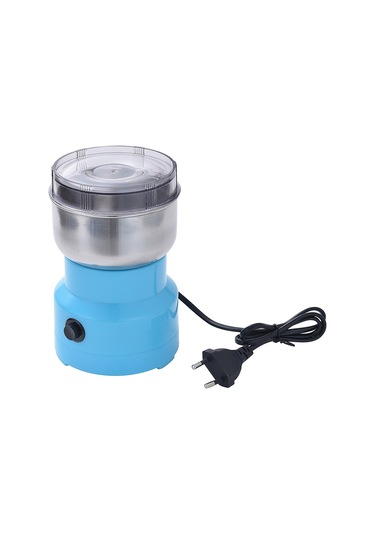 Xiyyadms Stainless Steel Elektrikli Kahve Fıstığı Değirmeni - Açık Kapağı İle Örnekleme, Düşük Gürültü, Çok Amaçlı, Avrupa Standartı Mavi Mavi