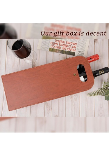 Kangvka İki Şişe Taşıma, Pu Deri, Taşınabilir, Kırılmaya Dayanıklı, Piknik Ve Özel Günler İçin Sarımsak Çantası Çok Renkli