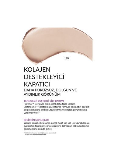 Avon Anew Düzgünleştirici Ve Tazeleyici Likit Kapatıcı 12 ML 12n Fair 0