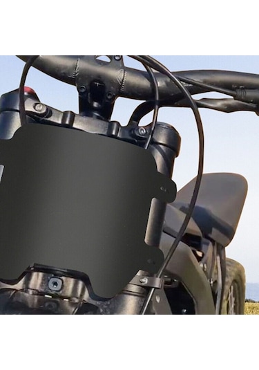 Lemestar Sur-ron Light Bee Light S/x İçin Mat Siyah Abs Ön Plaka - Dayanıklı, Spor Tasarım, Kolay Kurulum Diğer