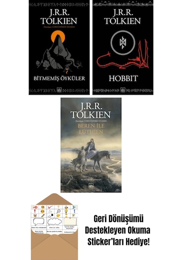 Bitmemiş Öyküler + Hobbit Siyah Kapak + Beren İle Luthien