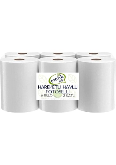 Pratiksoft Fotoselli Hareketli Kağıt Havlu 6'lı