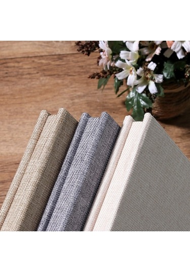 Tongxida Basit Kendinden Yapışkanlı Film Albüm, Aile Büyük Kapasiteli, Bej/siyah, Yaratıcı Hediyeler