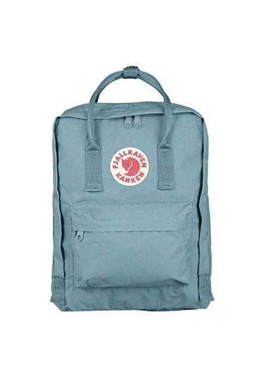 Ranyeek Erkek Kadın Çift Askılı Çanta - Mavi 16l - Vinyl Kaplama - Fermuar Kapanma - 2 Cep 1 Kayar, 1 Dışarıda Çok Renkli