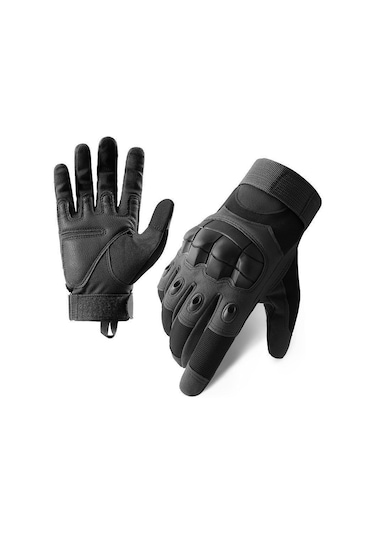 Snapbuy Korumalı Motosiklet Eldiveni Siyah