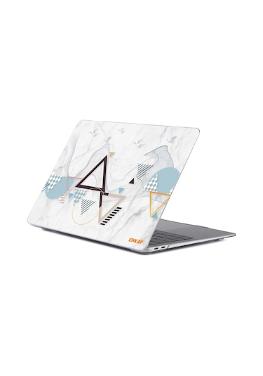 Macbook Pro Enkay 13" A2251 / A2289 / A2338 Koruyucu Laptop Kılıf Geometri No.4