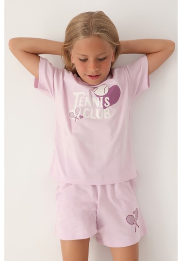 Rolypoly Tennis Club Mor Kız Çocuk Şort Takım 5274-43135 Mor