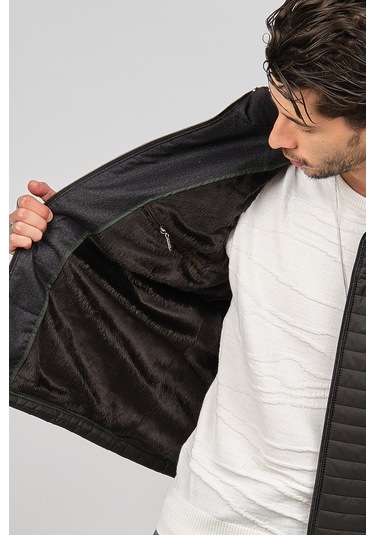 Daynax Erkek Içi Kürklü Cep Detaylı Yelek 492907 Siyah Siyah