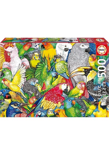 Educa 500 Parça Papağanlar / Parrots Puzzle - 19547