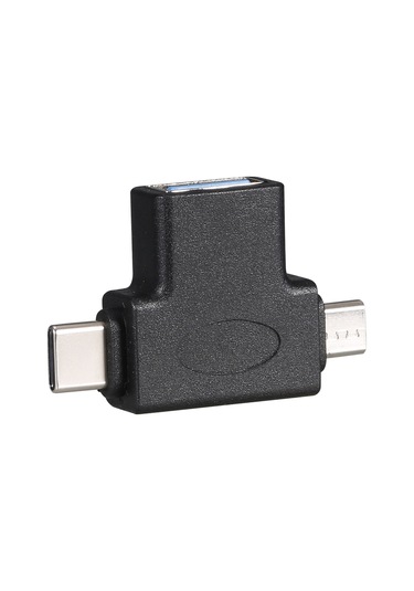 Mufunye Type-c Ve Micro Usb'den Usb3.0'a Otg Dönüştürücü, Telefon Ve Tabletler İçin Çift Arayüzlü Adaptör