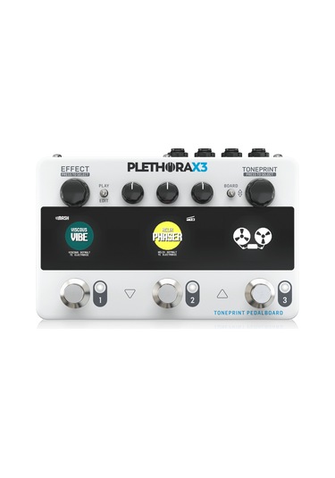 Tc Electronıc Plethora X3 127'ye Kadar Tahta, 3 Pedal Yuvası, En