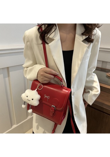 Lyon Basit Ve Taze Sırtçantası Kırmızısı Kırmızı